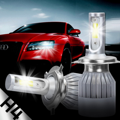 2x CREE H4 488W 48800LM LED Headlight Hi-Lo Beam Car Light Bulbs 9003 HB2 Kit