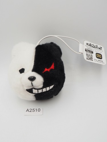 Super Danganronpa A2510 Monokuma Cabeza Furyu Correa Mascota Peluche 3" Muñeca Japón  - Imagen 1 de 6
