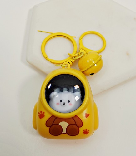 Kitty Cat Keychain Astronaut Teddy Bear Keyrings Space Bag Tags Backpack Clips - Picture 4 of 6