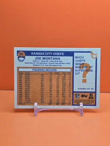 🔴⚪️🔴 PICK YOUR JOE MONTANA CARD BASE, INSERTS, PARALLELS,  & MORE 49ERS CHIEFS - Picture 126 of 195