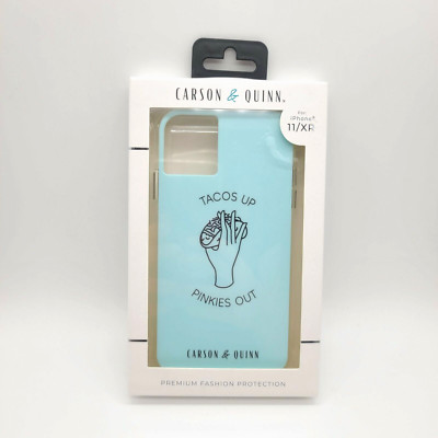 Carson & Quinn Tacos Up Pinkies Out Clear Case Cover for Apple iPhone 11