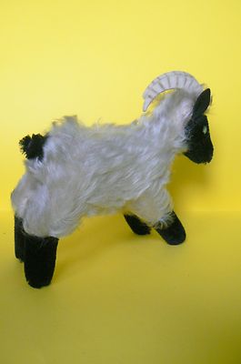 Ancienne Peluche Steiff Bouquetin Laineux - Collectionneur - État D'Origine