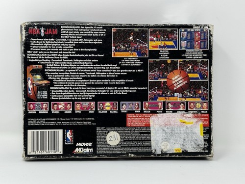 SNES Super Nintendo - NBA Jam - NTSC USA version - Boxed - Tested - Complete - Picture 4 of 6
