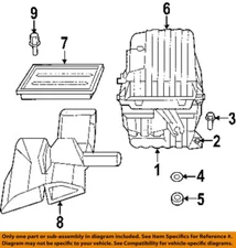 CHRYSLER OEM 07-14 200,Sebring EngineTransaxle Air Intake-Element 4891926AB