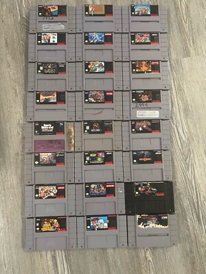 SUPER NINTENDO SNES ORIGINAL VIDEO GAMES PICK AND CHOOSE