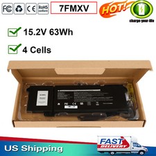   LOT 7FMXV Battery For Latitude 5320 7320 7420 7520 9JM71 0TN2GY TN2GY 63Wh FAST