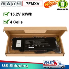 ✅LOT 7FMXV Battery For Latitude 5320 7320 7420 7520 9JM71 0TN2GY TN2GY 63Wh FAST