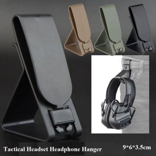 3 Colors Headphone Hanger Buckle Nylon plastic Molle Clamp  Belt Girdle Waist - Picture 1 of 15