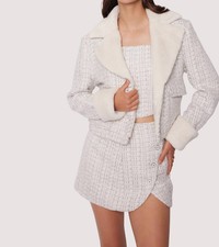 Lost + Wander Louise Jacket In Off White Multi