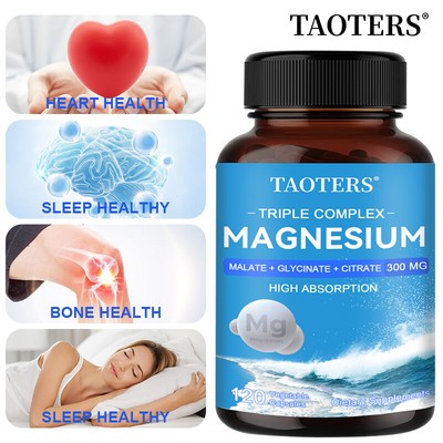Triple Magnesium Complex - Optimizes Sleep, Boosts Energy And Immunity