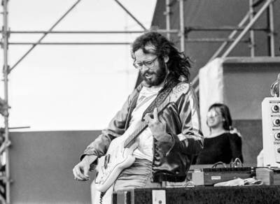 Phil Manzanera of Roxy Music performing at The Great Western Expre- Old Photo 2