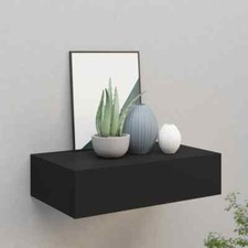 Floating Shelf Wall Mounted Display Shelving Shelves with 1 Drawer Storage Unit