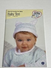 Coats  Clark Knit  Crochet for Baby Teri Book 139 Knit  Crochet Patterns