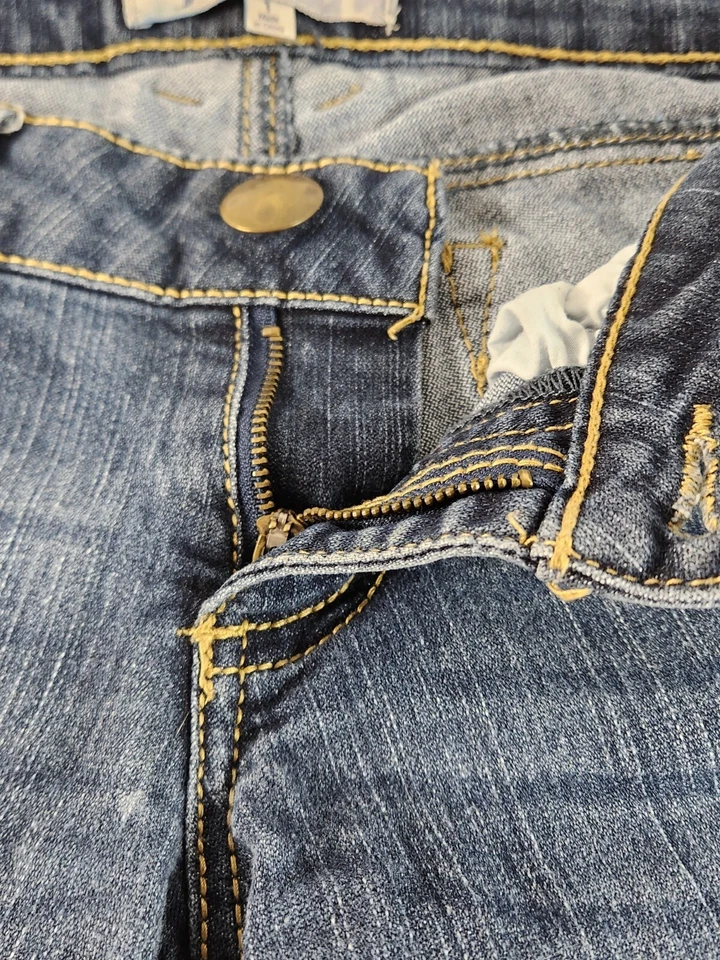 Jolt Skinny Ankle Denim Jeans Juniors Sz 1 Blue 5-Pocket Low Rise Dark Wash - Image 4 of 4