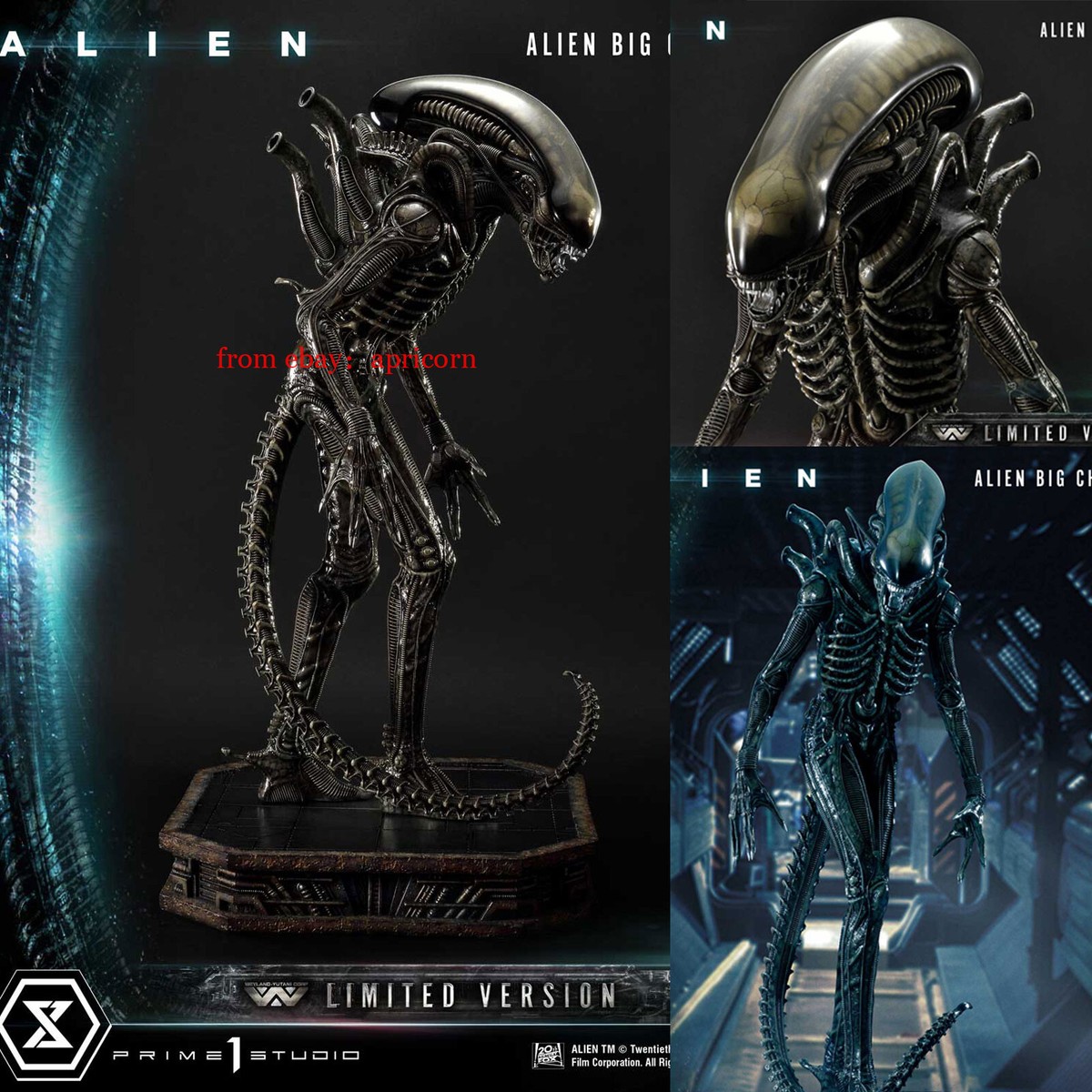 Prime 1 Studio WAAL-05LM Alien Big Chap Statue Model