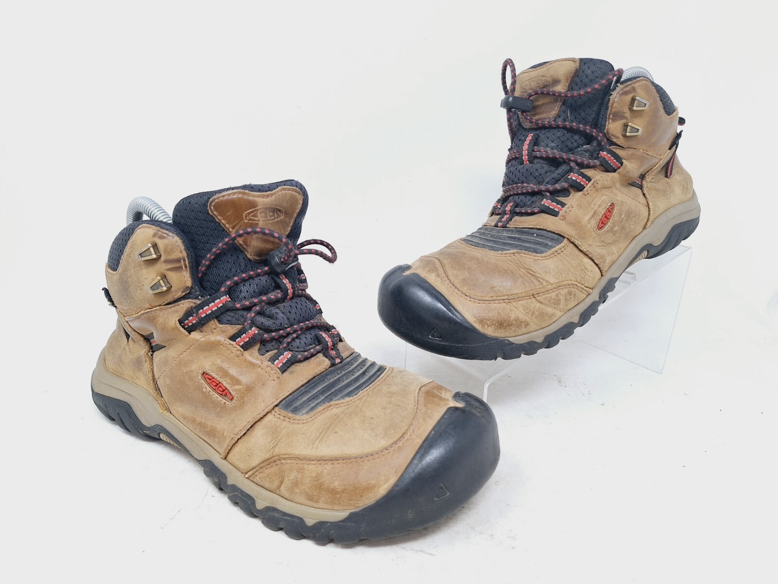 Stivali da trekking Keen donna 7 5 uomo 6 marroni Ridge Flex Mid scarpe impermeabili