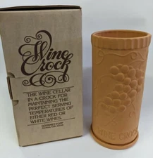 Vintage Gourmet-Topf Terracotta Wine Crock believed new in open box