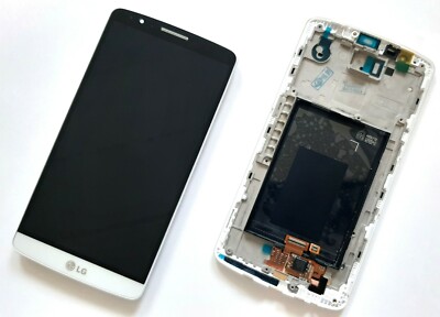 NEU Display Touchscreen Digitizer Ramhen für LG G3 D855 D850 weiss LCD
