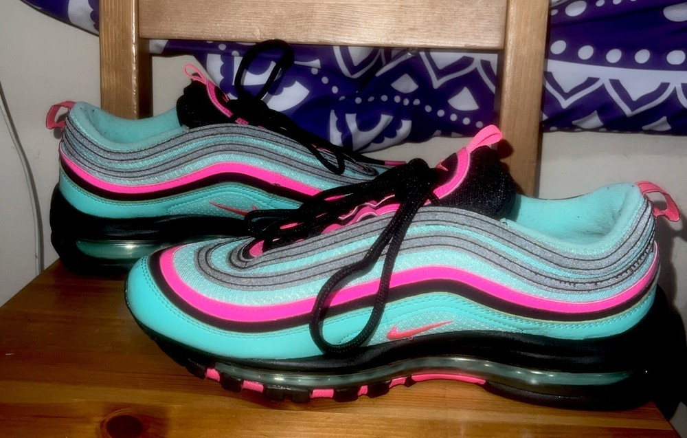 Nike Air Max 97 South Beach inspired sneakers in size 8