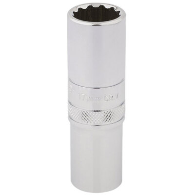 Draper Expert 33735 1/2'' Sq. Dr. Hi-Torq  12 Point Deep Socket (17mm)