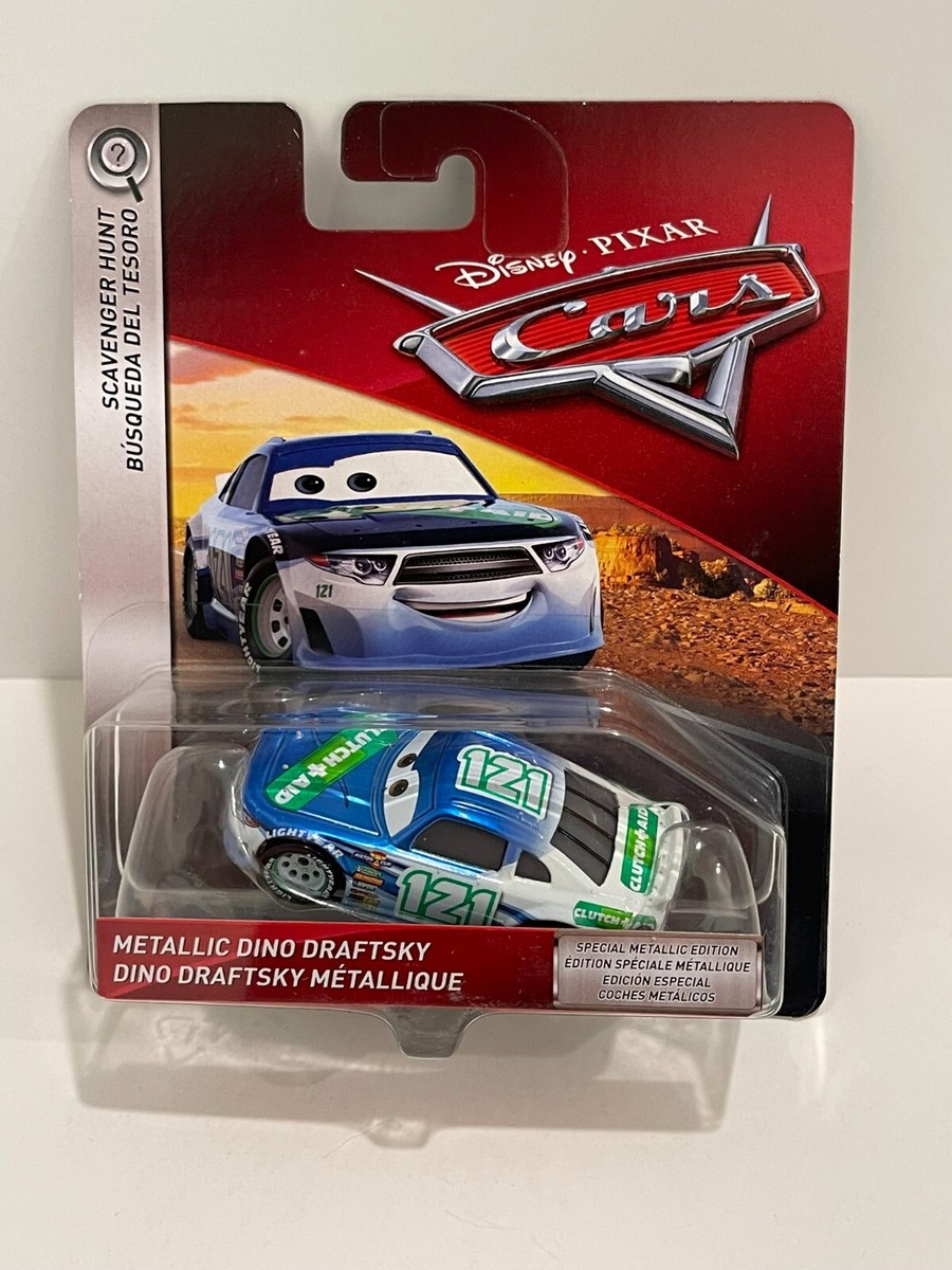 DINO DRAFTSKY 121 カーズ ミニカー Disney Pixar Cars Metallic Dino Draftsky #121 Clutch Aid Scavenger