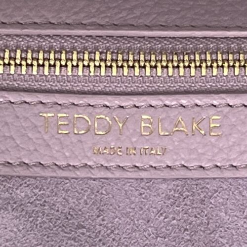 Teddy Blake Kate Stampato 12" - Lilac LEATHER Handbag Purse Tote NEW - Picture 14 of 20