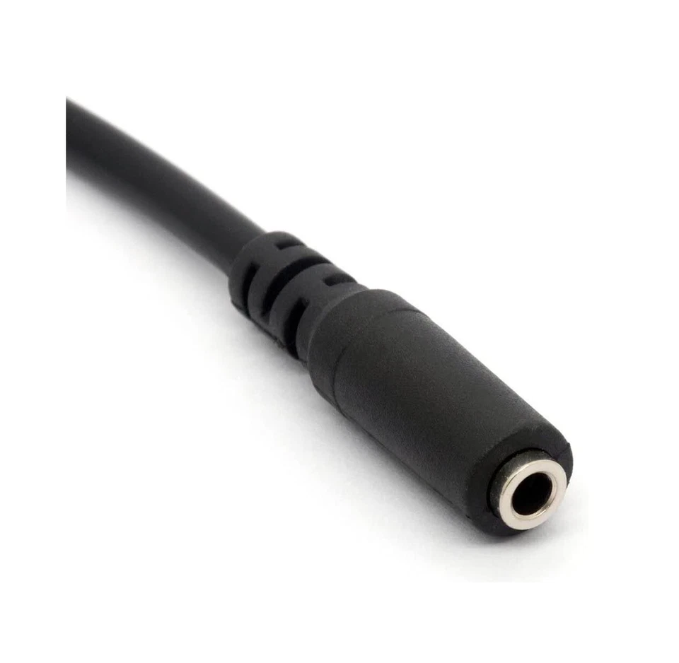 Mini USB B Male Plug 5 Pin to 3.5mm Female AUX Audio Adapter Cable Cord-30 cm - Image 2 of 4