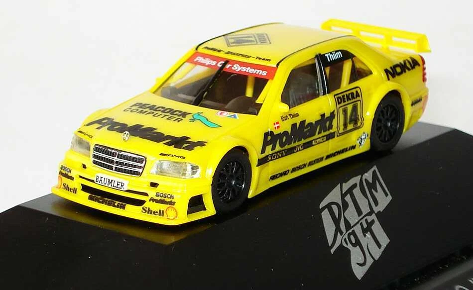 1:87 Mercedes-Benz C-Class DTM 1994 Zakspeed ProMarkt 14 Kurt Thiim - Herpa - Image 2 of 4