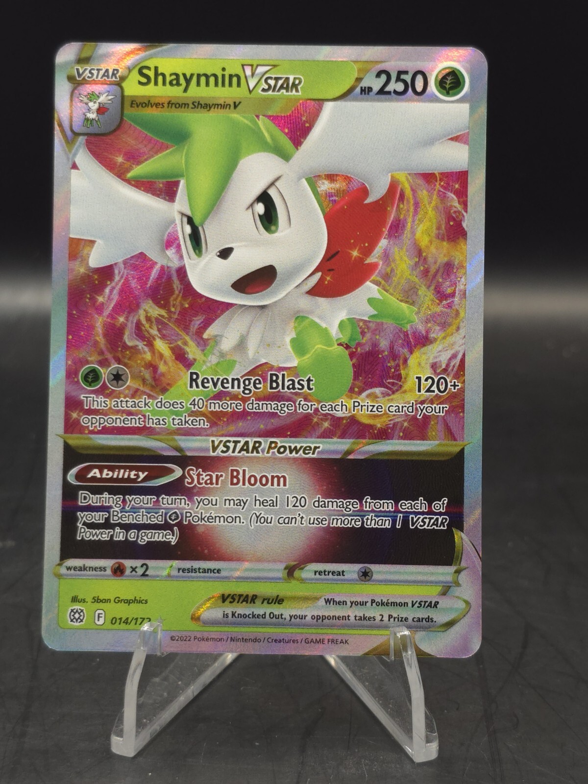 Pokemon TCG Shaymin VSTAR Brilliant Stars 014/172 NM