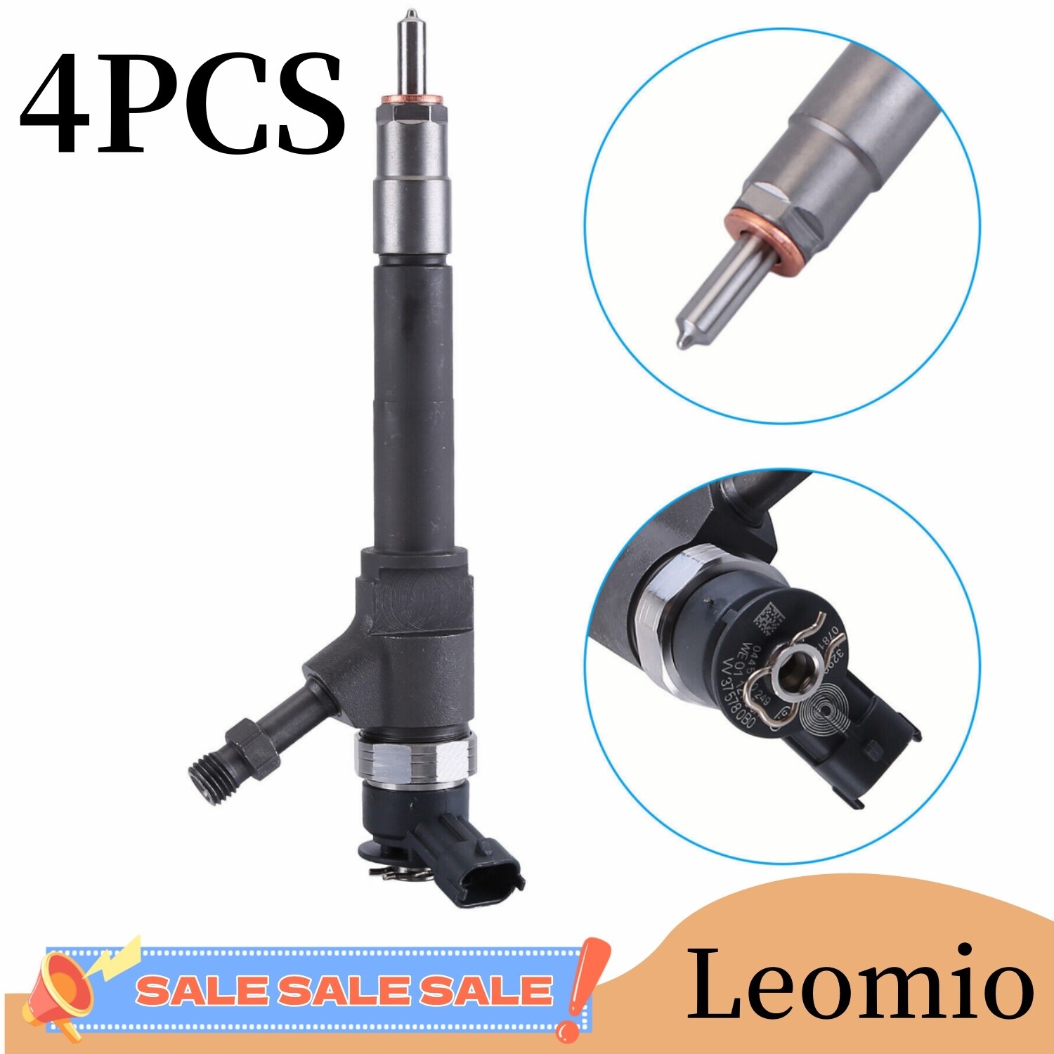 4PCS DIESEL FUEL INJECTOR WE0112H50A For Ford PK Ranger 3.0L C/R 2006 - 2011