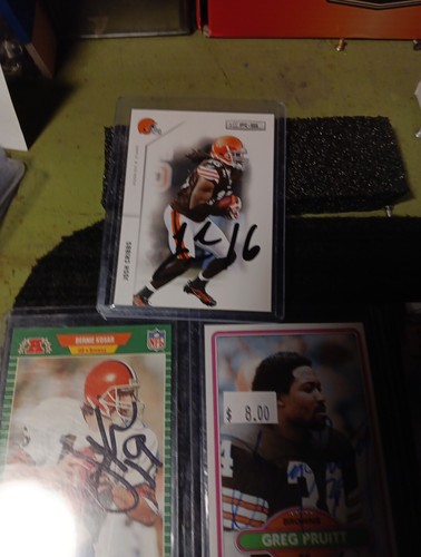 1990s 2000s Cleveland Browns Card Lot 26 Cards Autos Relics Rookies And Stars - Picture 6 of 12