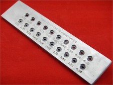 Tungsten Carbide Wire Drawplate For Jewelry Making OVAL75 3.10-5.00MM 20 Hol qk