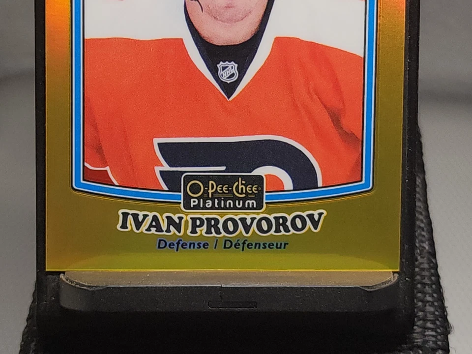 E 2016-17 OPC O-Pee-Chee Platinum Gold Rainbow /149 Ivan Provorov RC p748 Mint - Image 3 of 4