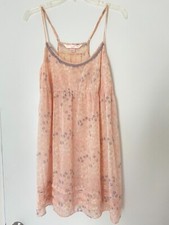 Victoria Secret Angels pink floral with lace sheer Baby doll NWOT