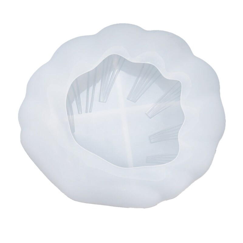 Crystal Epoxy Resin Silicone Mold for DIY Shell Dish Plate Casting