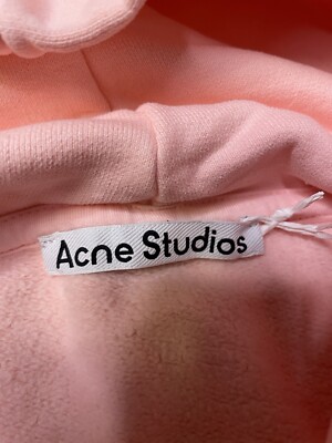NWT Acne Studios Pale Pink Hoodie Sweatshirt Oversized Fit Size