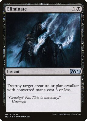 Eliminate [Core Set 2021] Magic MTG