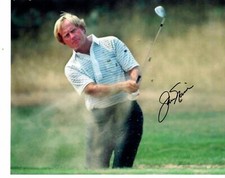   The Golden Bear  Jack Nicklaus Hand Signed 10X8 Color Photo