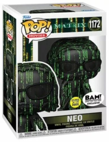 FUNKO MOVIES WB THE MATRIX RESURRECTIONS - NEO (CODED GITD EXCLUSIVE) #1172 NEW