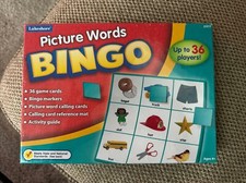 lakeshore picture words bingo 36 Game Cards 4 NEW SEALED