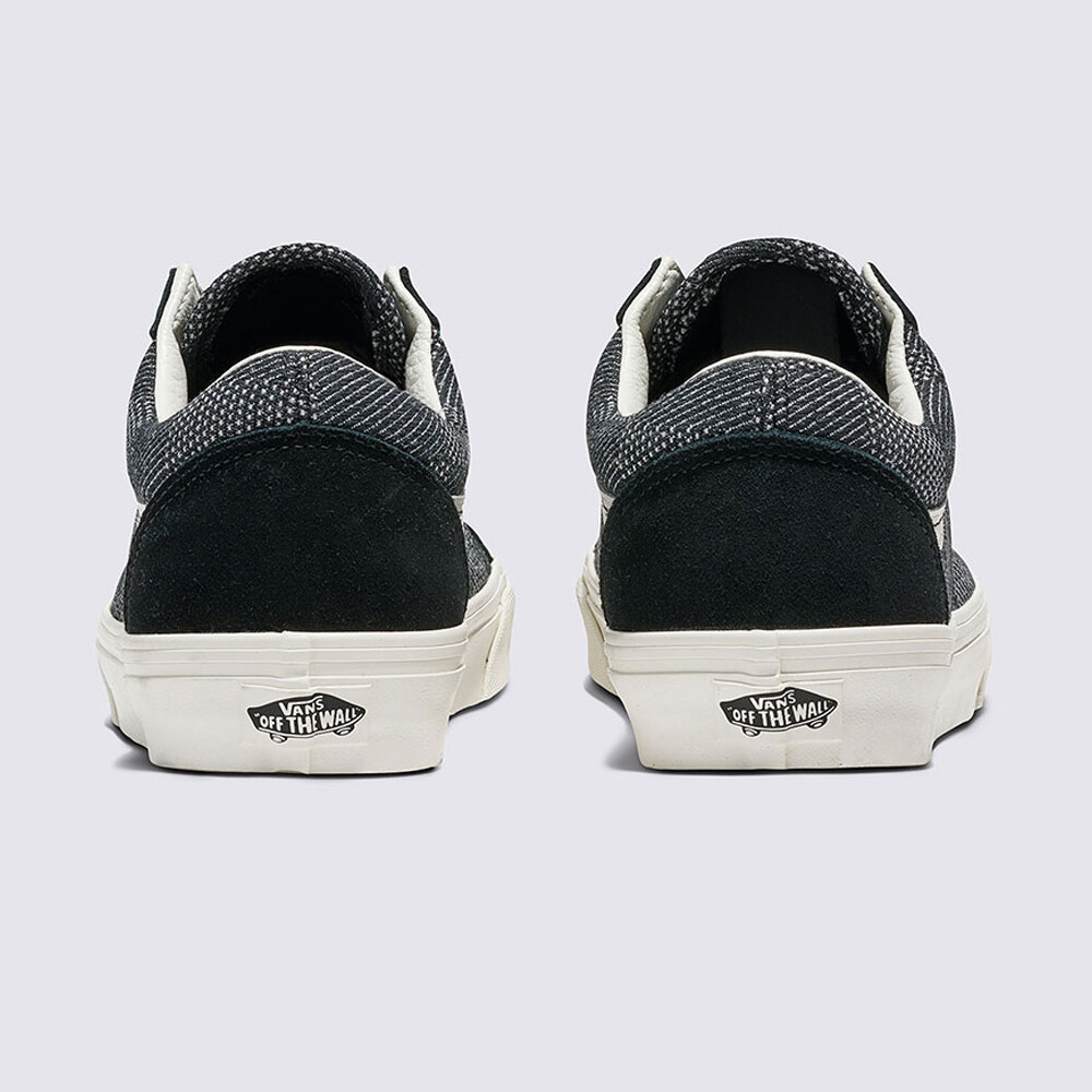 Vans Denim Old Skool Skate Sneakers Shoes Check Black VN000CT8CJK