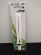 Feit Electric 13W Compact Fluorescent Replacement Bulb 2 Pin Soft White Qty:1