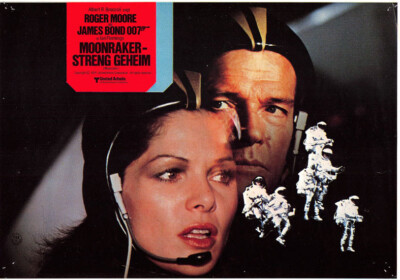 James Bond 007 - Moonraker - Streng geheim ORIGINAL Aushangfoto Roger Moore