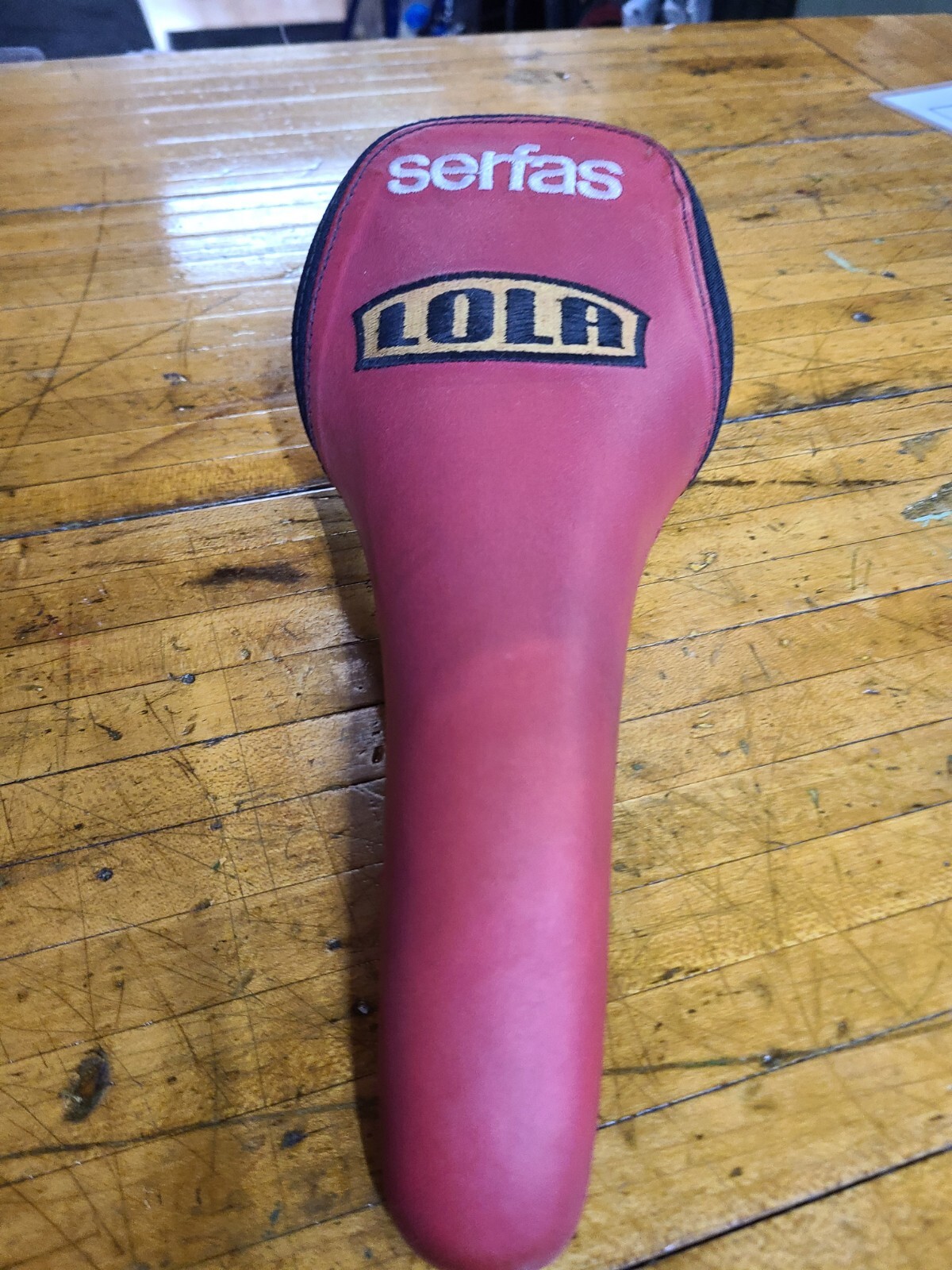 Serfas Lola Vintage MTB Red Saddle