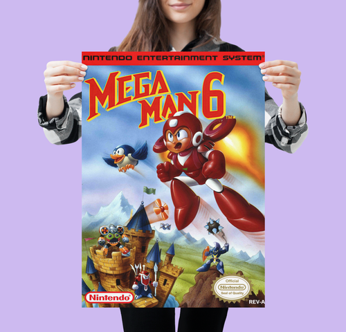 Retro NES Poster Vintage Super Nintendo Poster 80er 90er Jahre Wandkunst A5 A4 A3 A2 - Bild 35 von 52