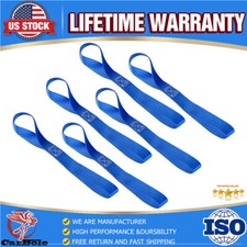 6 Pack Soft Loop Tie Down Straps Ratchet 4500LBS Heavy Duty Motorcycle Dirt Bike