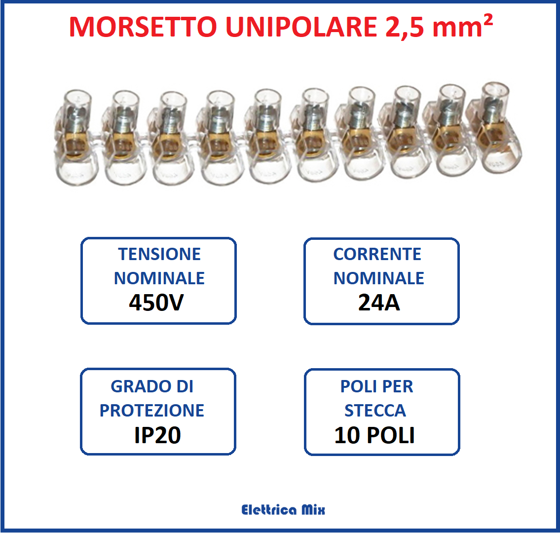 Assortimento Cal-Hawk Di 18 Morsetti Isolati In Gomma – Misure 1/4, 5/16, 3/8, 1/2, 5/8