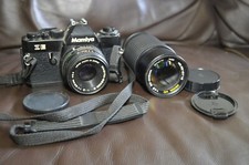 Mamiya ZE SLR 35mm Film Camera w/ Mamiya-Sekor E f2 50mm and Osawa Mark II Lens