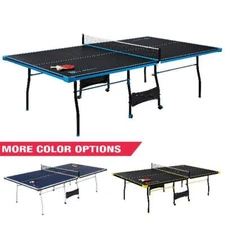 PING PONG TABLE TENNIS PADDLES AND BALLS Set Indoor Home Office Official Size