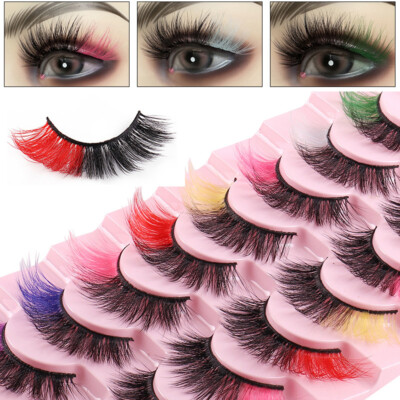 Natural Wispy Bulk 3D Nerz Falsche Wimpern Packung Großhandel Falsche K